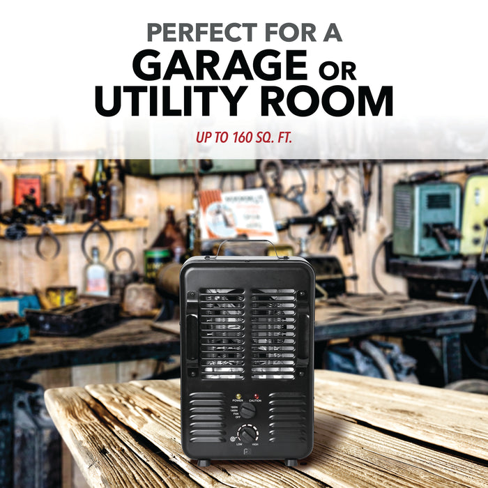 15 inch 1500/1300W Milkhouse Heater with 2 Prong Power Cord