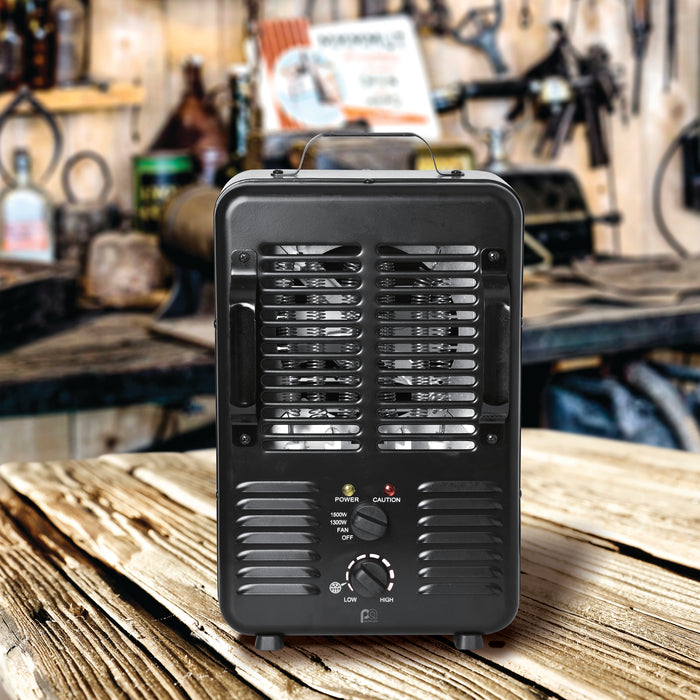 15 inch 1500/1300W Milkhouse Heater with 2 Prong Power Cord