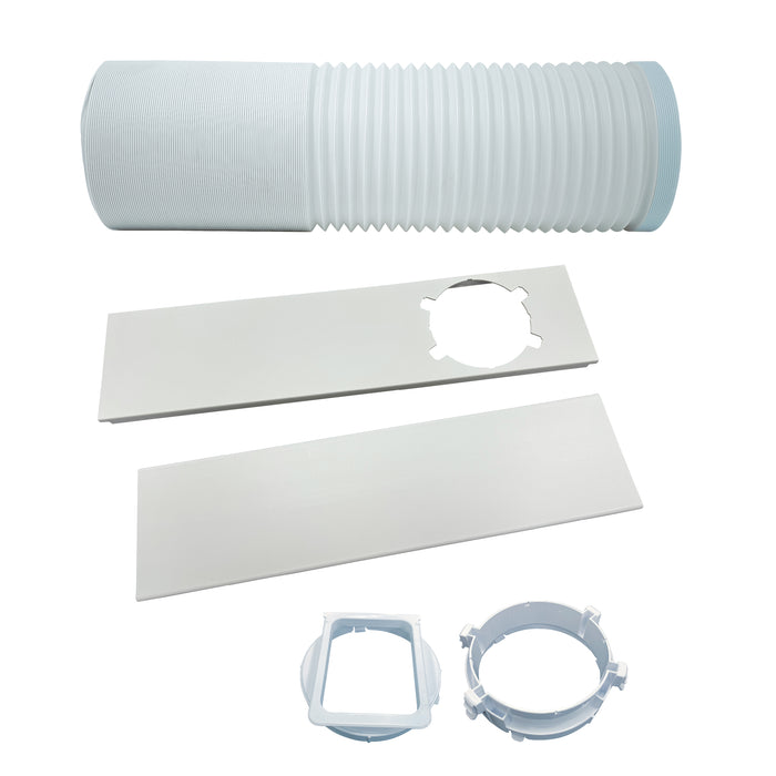 Replacement Window Exhaust Kit, 5.92" diameter hose for Perfect Aire Portable Air Conditioners