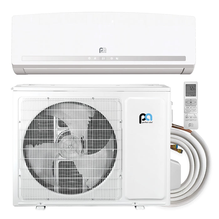 9,000 BTU Quick Connect Mini-Split Single-Zone System with Indoor & Outdoor Units, Line Set - 115V, R454B refrigerant