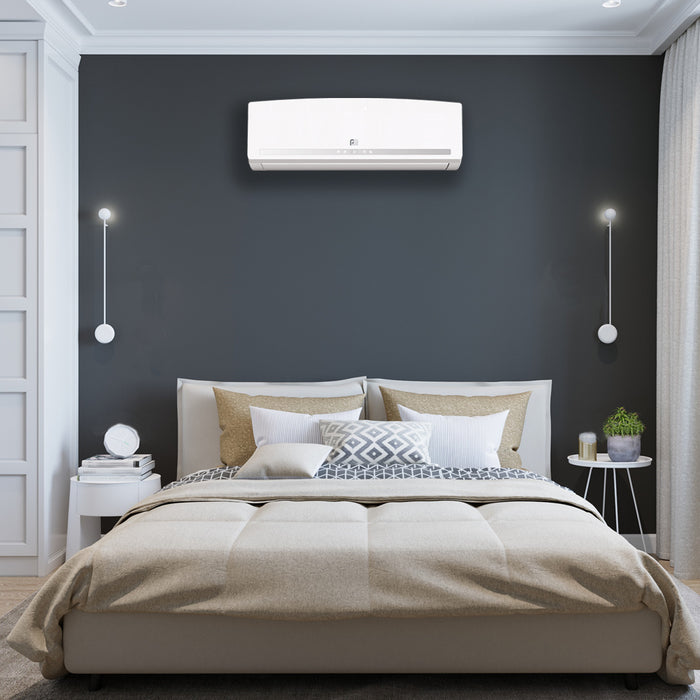 9,000 BTU Quick Connect Mini-Split Single-Zone System with Indoor & Outdoor Units, Line Set - 115V, R454B refrigerant