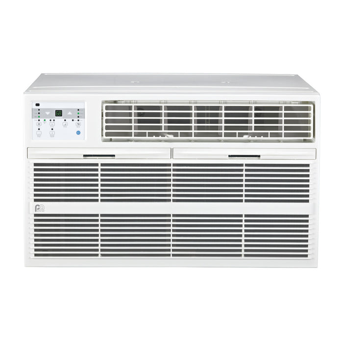 10,000 BTU 230V Through-the-Wall Air Conditioner with 10,600 BTU Electric Heater, Follow-Me Remote Control