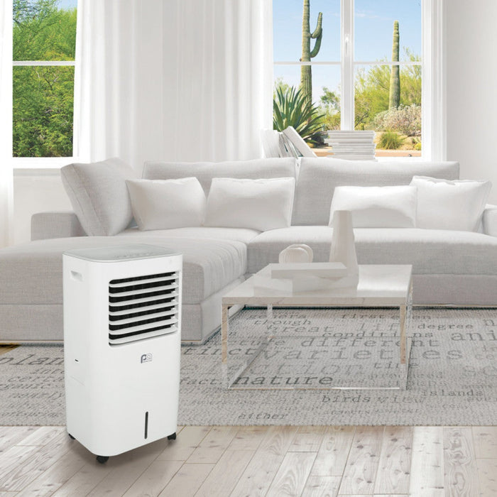 4.75 Gallon Evaporative Cooler with Remote Control and Cooling Ice Pack, 240 CFM Air Flow