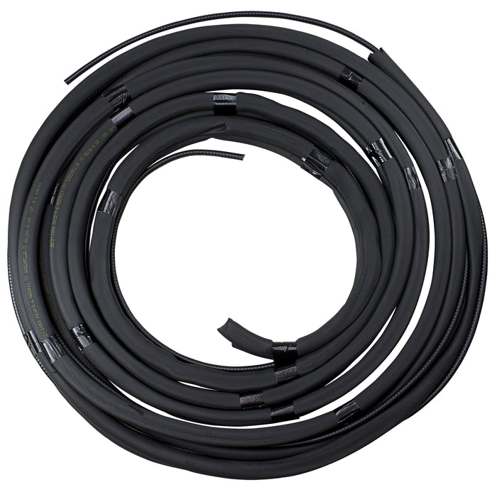 1/4" x 1/2" x 3/8" x 25' Unflared Mini-Split Line Set with Communication Cable