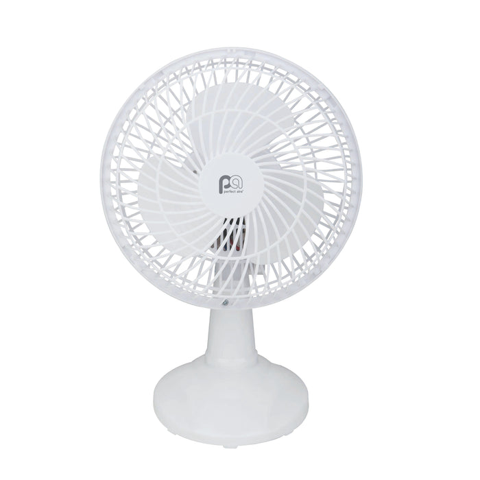 2-in-1 6" Clip-On Fan with Table Top Adapter and Fully Adjustable Fan Head