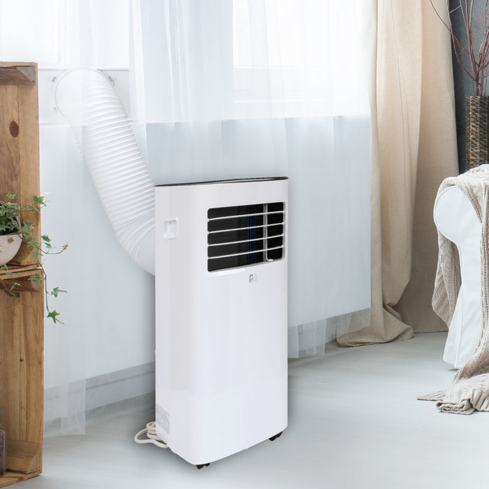 9,000 BTU/5,300 SACC Compact Portable Air Conditioner with Full-Function Remote Control