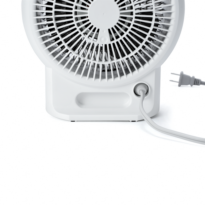 1500/900/600W 9" Heater with Fan-Only Mode, White