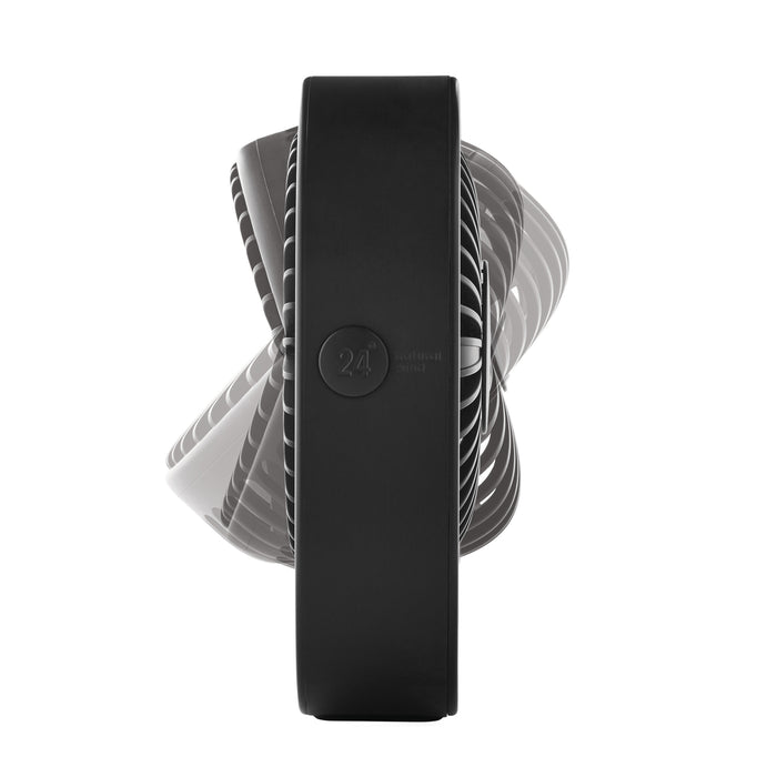 5" Rechargeable USB Fan with Adjustable Tilting Head and 3 Fan Speeds