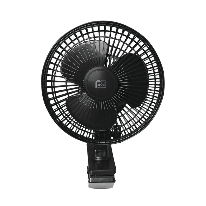 2-in-1 6" Clip-On Fan with Table Top Adapter and Fully Adjustable Fan Head