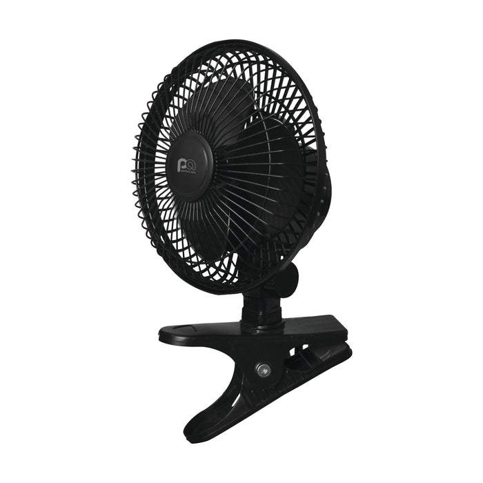 2-in-1 6" Clip-On Fan with Table Top Adapter and Fully Adjustable Fan Head