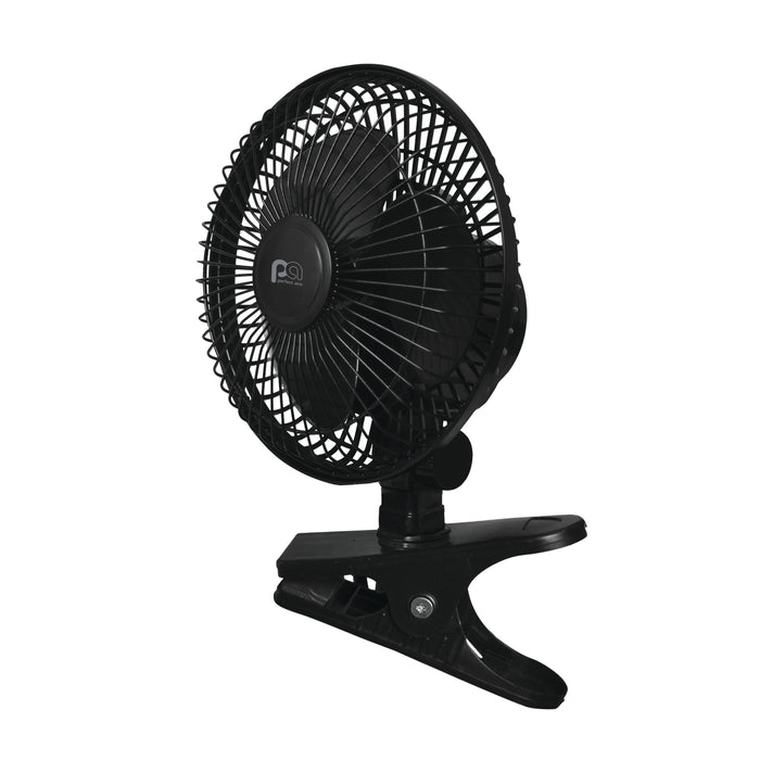 2-in-1 6" Clip-On Fan with Table Top Adapter and Fully Adjustable Fan Head