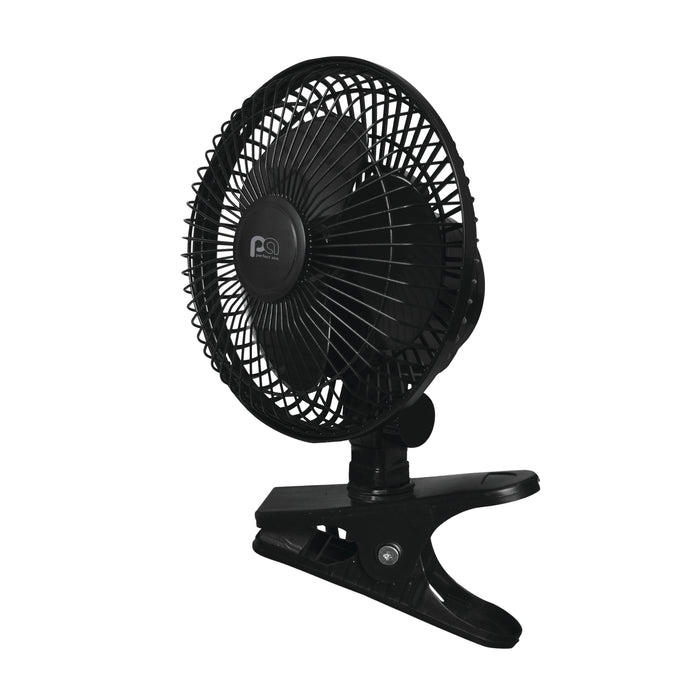 2-in-1 6" Clip-On Fan with Table Top Adapter and Fully Adjustable Fan Head