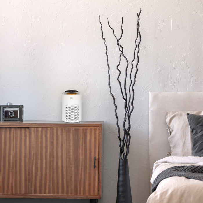 Desktop H13 HEPA Air Purifier with 3-Stage Filtration, Quiet Operation, and Child Lock