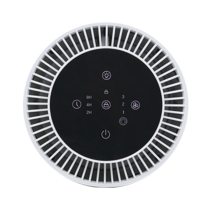 Desktop H13 HEPA Air Purifier with 3-Stage Filtration, Quiet Operation, and Child Lock