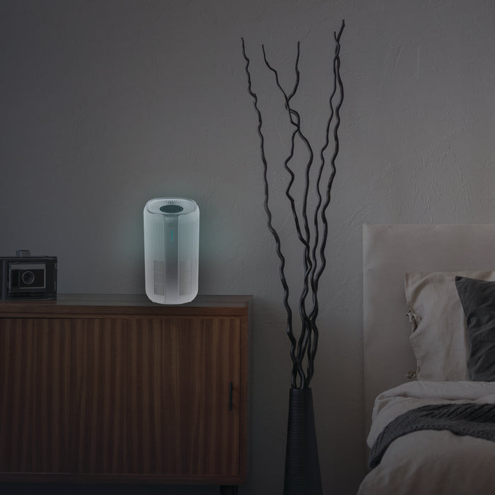 16-inch H13 HEPA Air Purifier with Real-Time Air Quality Display and 3 Fan Speeds