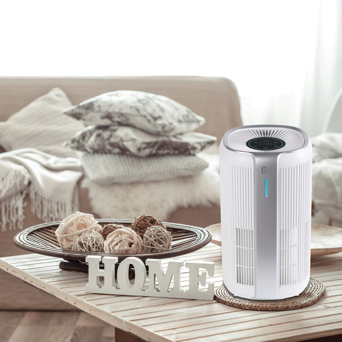 16-inch H13 HEPA Air Purifier with Real-Time Air Quality Display and 3 Fan Speeds