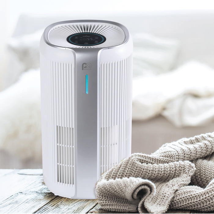 16-inch H13 HEPA Air Purifier with Real-Time Air Quality Display and 3 Fan Speeds