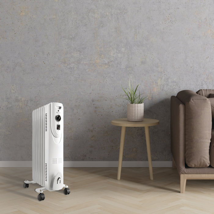 22" 1500/900/600W Oil-Filled Heater with Adjustable Thermostat