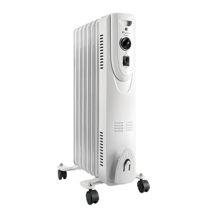 22" 1500/900/600W Oil-Filled Heater with Adjustable Thermostat