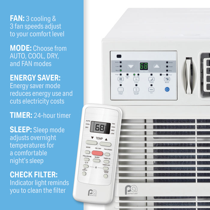18,000 BTU Non-Energy Star Window Air Conditioner with Remote Control