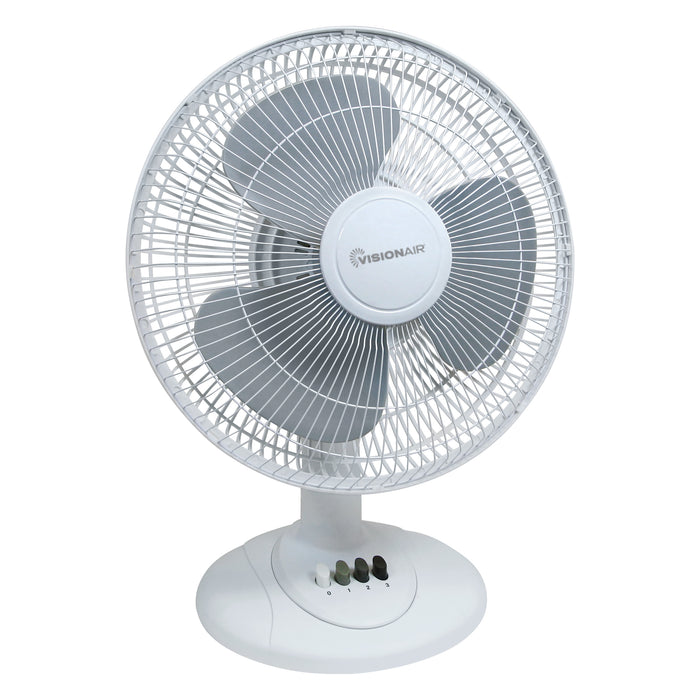 12" Table Top Fan with 3 Cooling Speeds and Oscillation Function