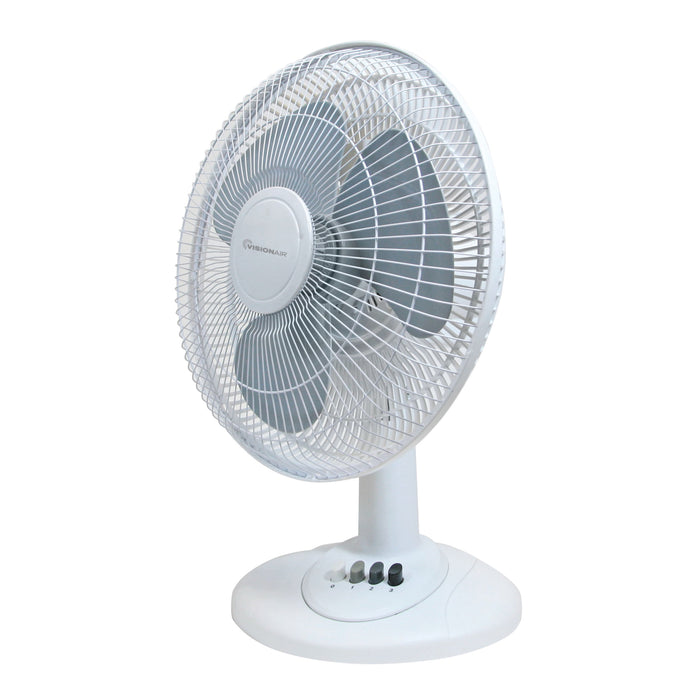 12" Table Top Fan with 3 Cooling Speeds and Oscillation Function