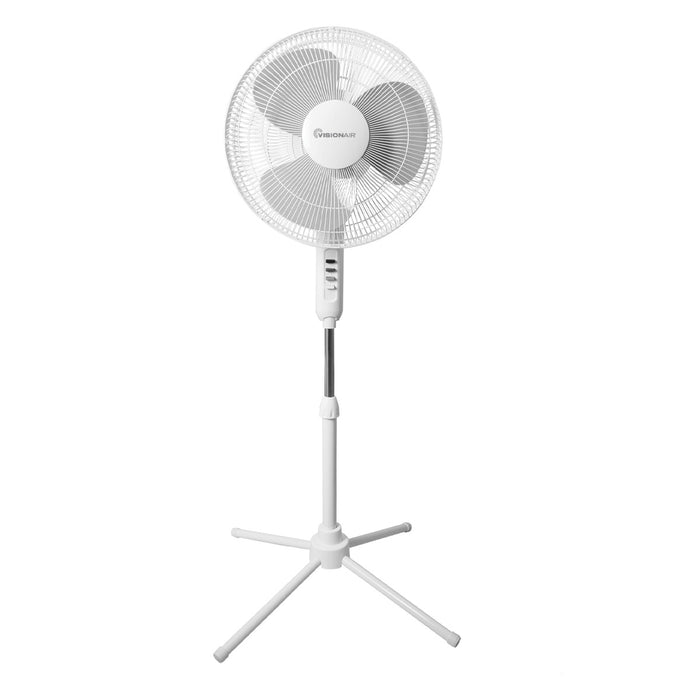 16" Pedestal Fan with Wide-Angle Oscillation and 3 Powerful Fan Speeds