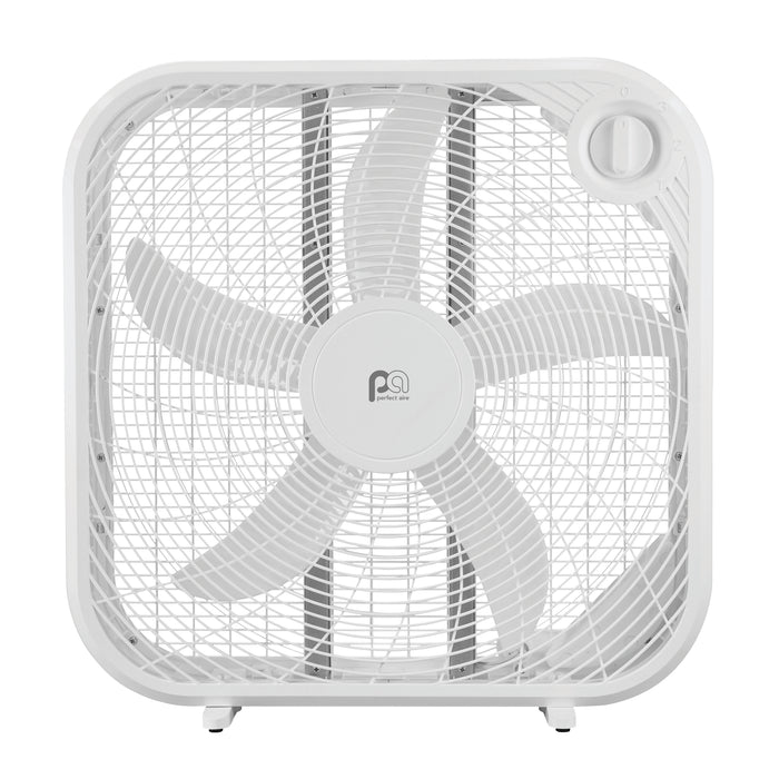 20" Box Fan with 3 Speeds and Easy-Carry Handle