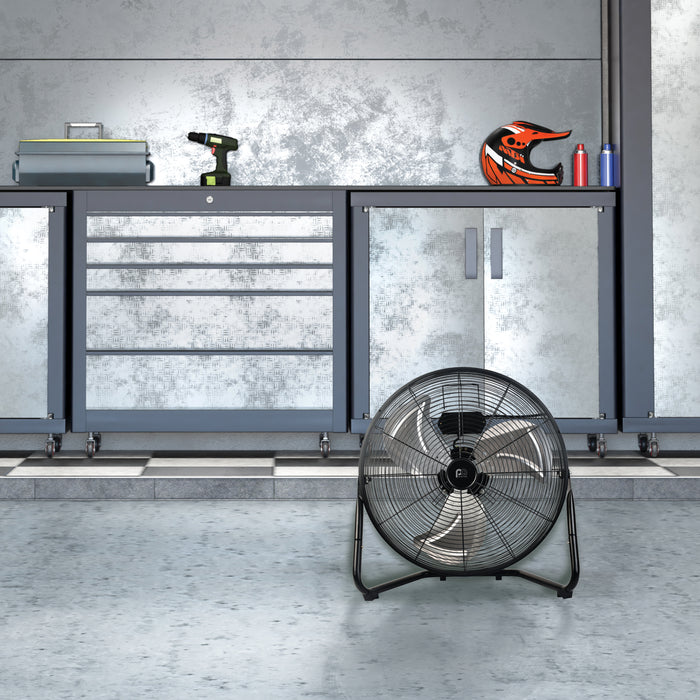 18” High Velocity Fan with Adjustable Tilting Head, 3 Speed Settings