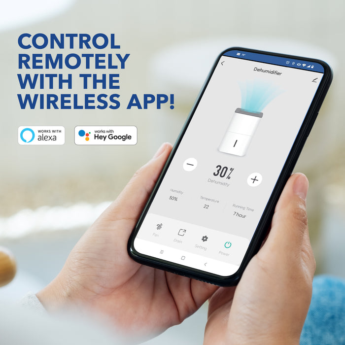 140 Pint Industrial Size Dehumidifier for Basements, Garages, Warehouses, and Job Sites