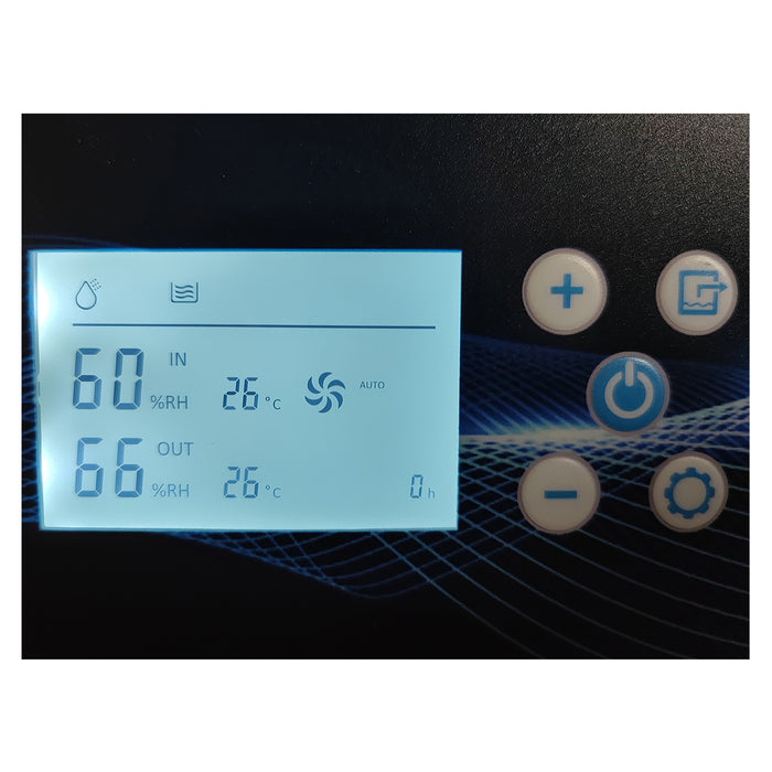 140 Pint Industrial Size Dehumidifier for Basements, Garages, Warehouses, and Job Sites