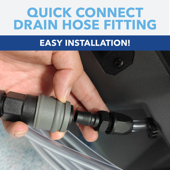 140 Pint Industrial Size Dehumidifier for Basements, Garages, Warehouses, and Job Sites