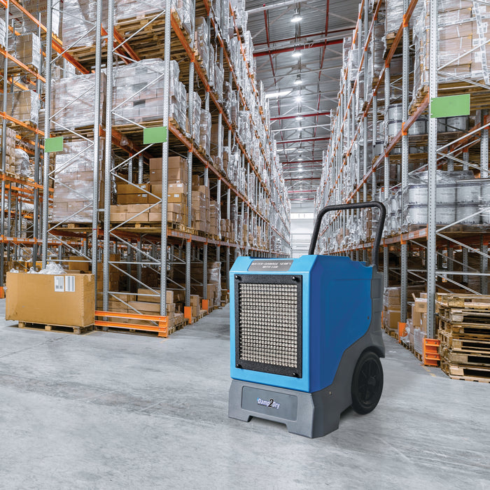 140 Pint Industrial Size Dehumidifier for Basements, Garages, Warehouses, and Job Sites