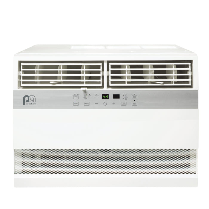 12,000 BTU 230V Cool/Heat Window Air Conditioner with 11,000 BTU Electric Heat, Follow-Me Remote Control