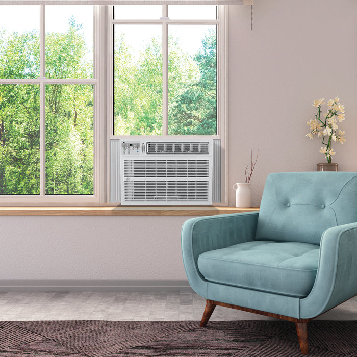 25,000 BTU Smart Inverter Window Air Conditioner – High-Capacity, Energy-Efficient AC for Rooms up to 1,500 Sq. Ft. (230V, 20A Plug)