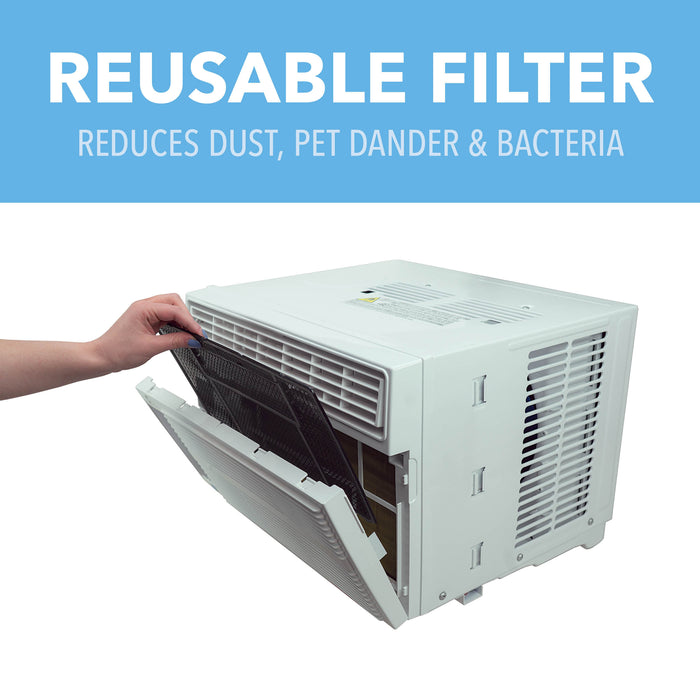12,000 BTU 115V Electronic Window Air Conditioner with Remote Control