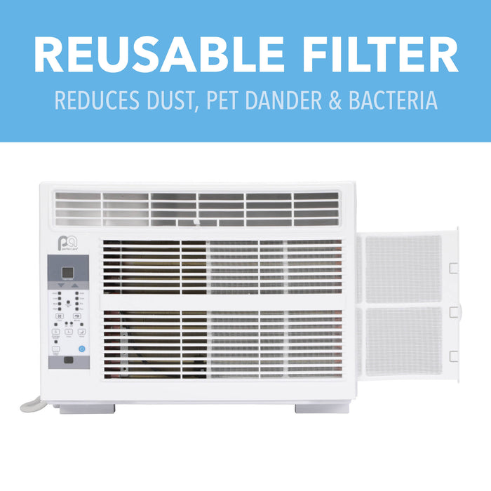 6,000 BTU 115V Electronic Window Air Conditioner with Follow-Me Remote Control