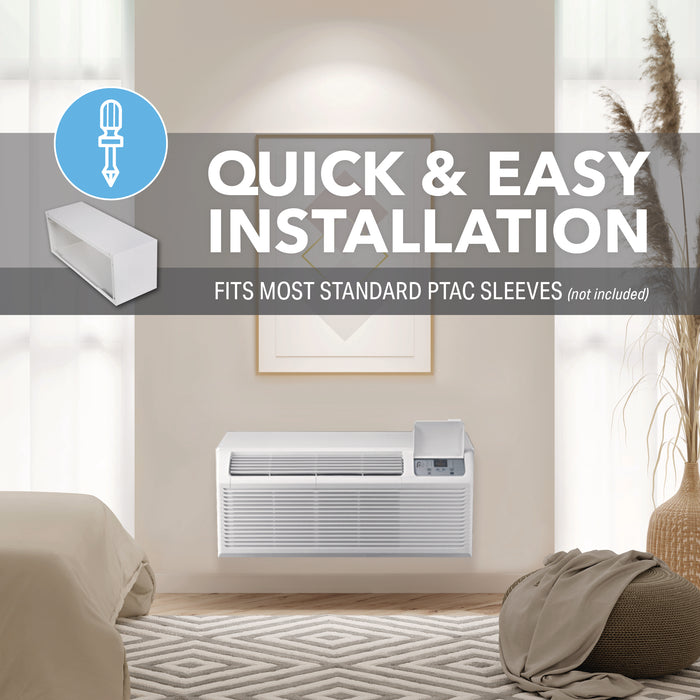 12,000 BTU 230V PTAC w/ 5.0 kW Electric Heat Assist