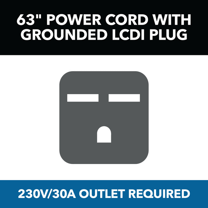 12,000 BTU 230V PTAC w/ 5.0 kW Electric Heat Assist