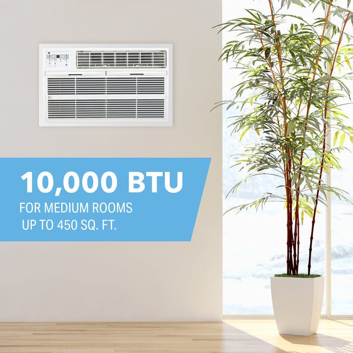 10,000 BTU 115V Through-the-Wall Air Conditioner with Remote Control for Spaces up to 450 Sq. Ft