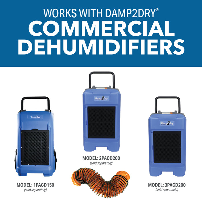 16 ft. Small Commercial Dehumidifier Vent Hose