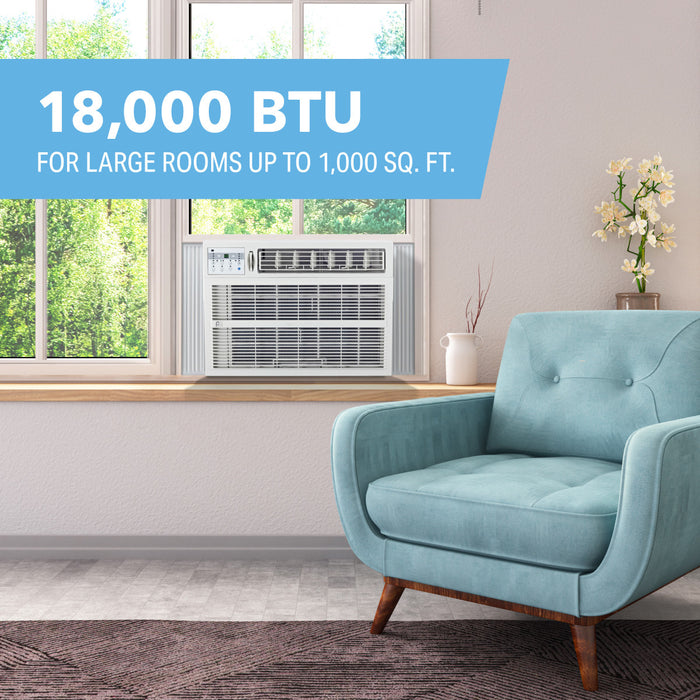 18,000 BTU Non-Energy Star Window Air Conditioner with Remote Control