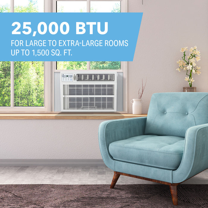 25,000 BTU High-Efficiency Window Air Conditioner with Remote Control