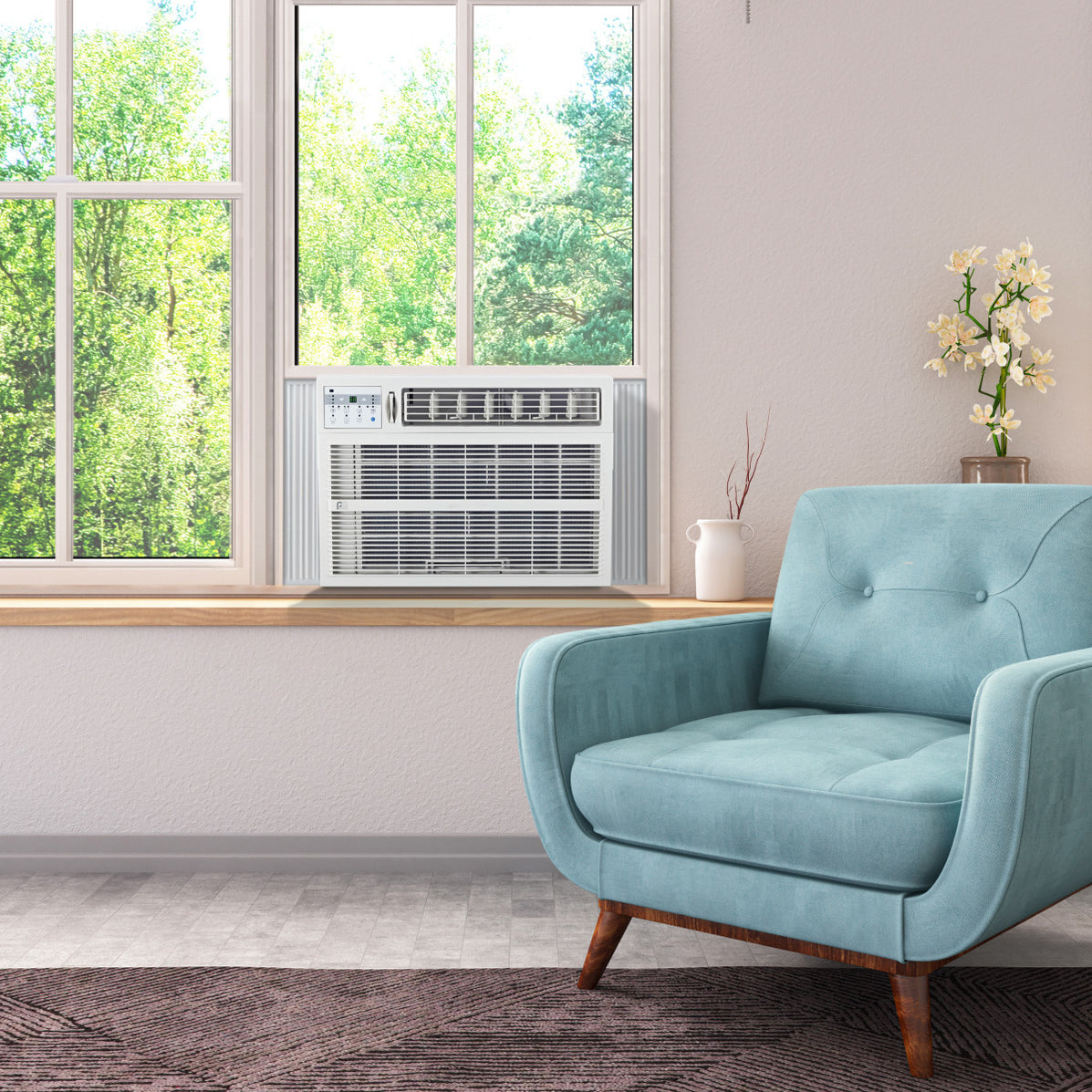 25,000 BTU HighEfficiency Window Air Conditioner with Remote Control