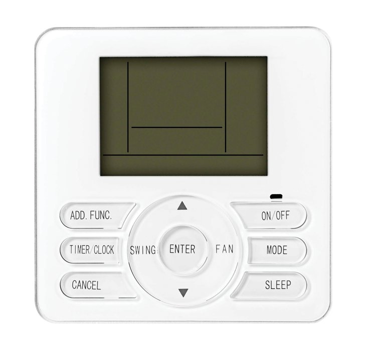 Wired Control Thermostat for Perfect Aire and Denali Aire 230V Quick Connect Mini-Splits