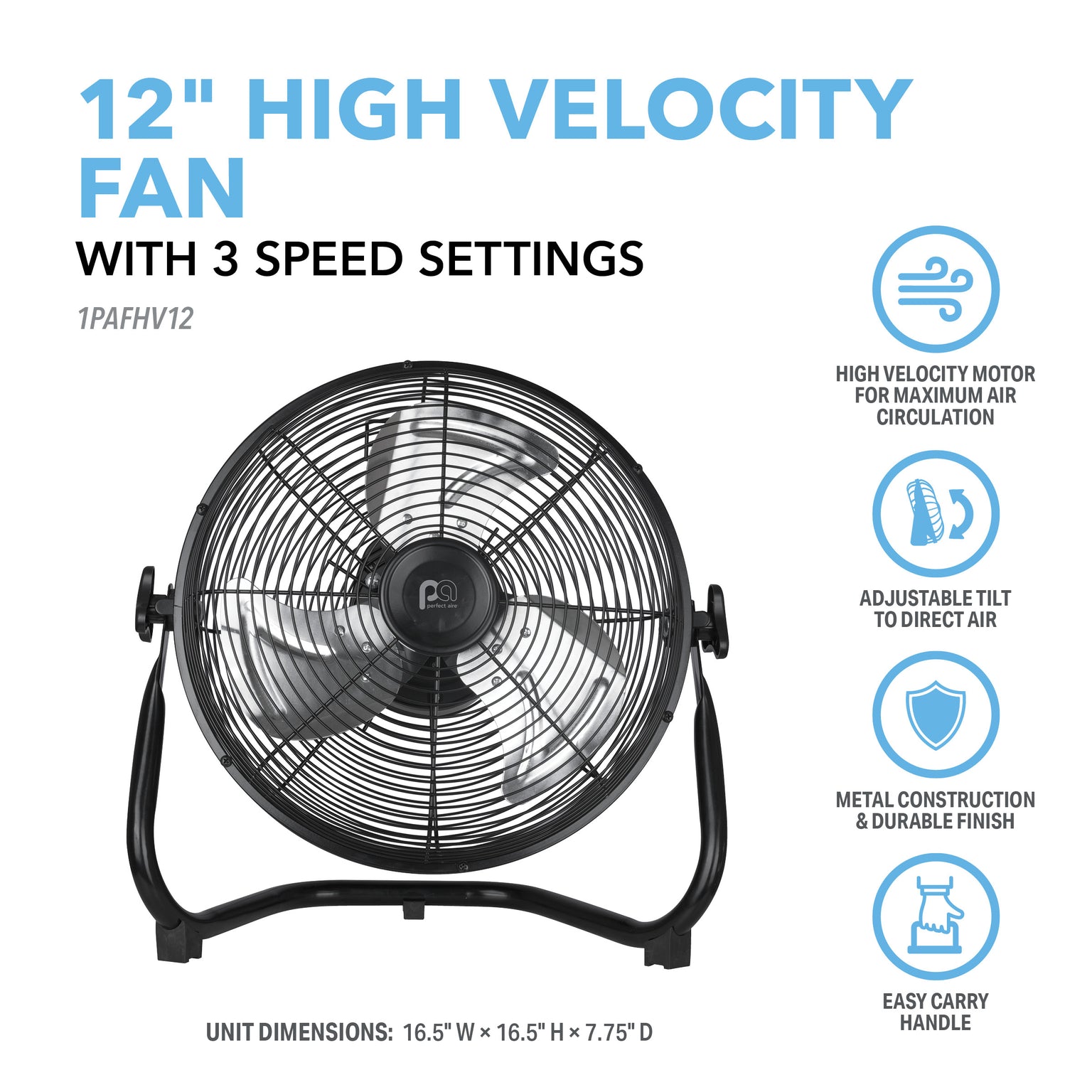 High Velocity Fans — Perfect Aire