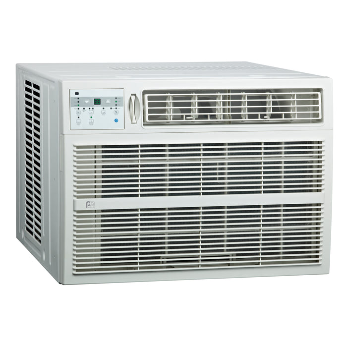 25,000 BTU 230V Cool/Heat Window Air Conditioner with 16,000 BTU Electric Heat, Follow-Me Remote Control