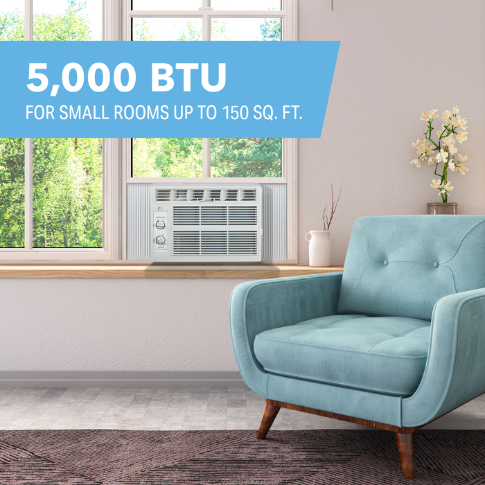 5,000 BTU 115V Compact Mechanical Window Air Conditioner