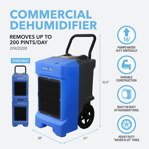 PerfectAire Perfect Aire 22 Pints Tower Dehumidifier for Rooms up to 1500  Cubic Feet