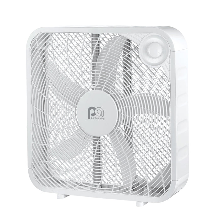 20" Box Fan with Weather-Resistant Motor Housing
